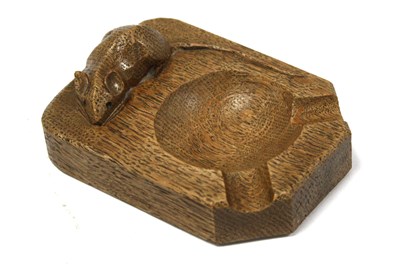 Lot 1264 - A Robert Thompson 'Mouseman' Oak Ashtray, of...
