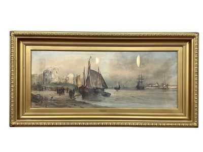 Lot 1134 - Thomas Bush Hardy (1842-1897) Boats and...