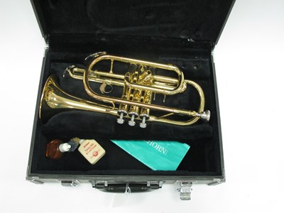 Lot 1302 - A Yamaha Cornet Model No YCR-2203, with brass...