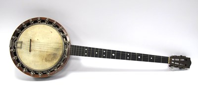 Lot 1294 - A 'New Windsor Patent Zither Banjo' by A.O....