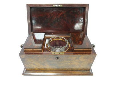 Lot 1277 - A Mid XIX Century Mahogany Tea Caddy, of...