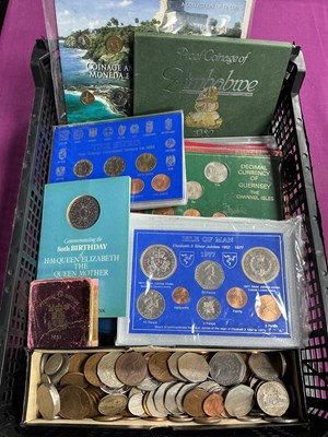 Lot 417 - Collection Of World Coinage, includes a 1980...