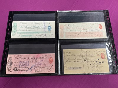 Lot 476 - Collection Of XIX And XX Century Cheques,...