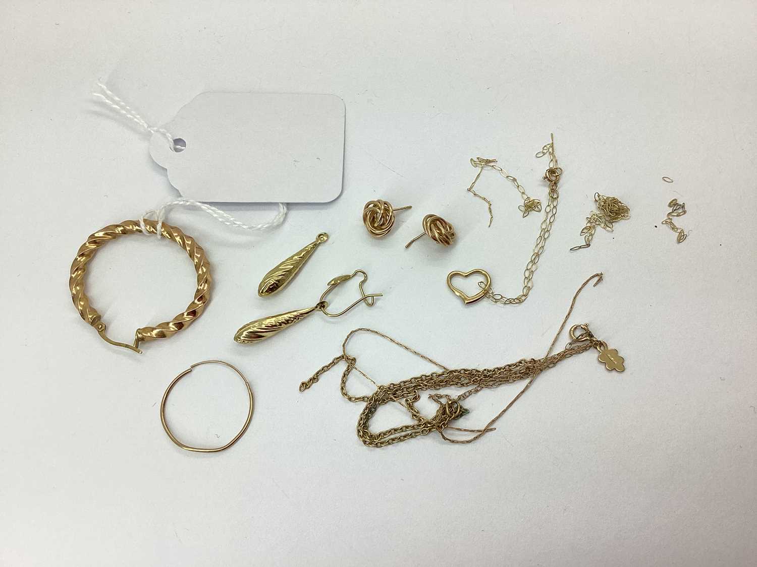 Lot 96 - A Pair of Modern Knot Style Earrings,...