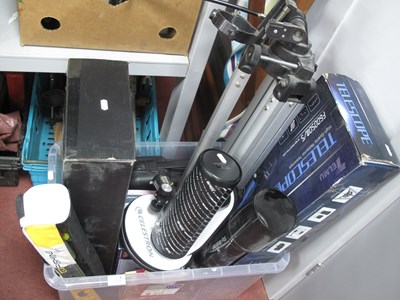 Lot 1128 - Mixed collection, including three telescopes...