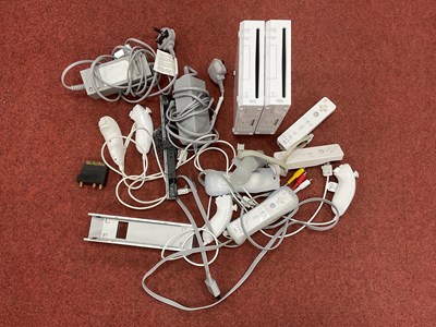 Lot 748 - Two Nintendo Wii Gaming Consoles with...