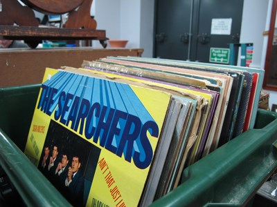 Lot 1072 - Lot of 50+ Mixed Rock & Pop LPs   Mixed Eras &...