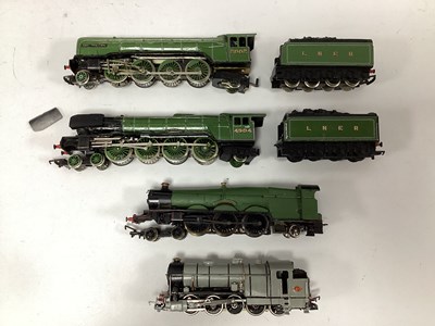 Lot 557 - Four 00 gauge scratch/kit-built locomotives: a...