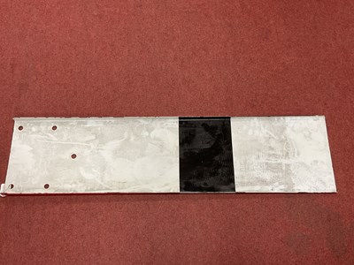 Lot 310 - Railwayana - A Red And White Enamelled Home...