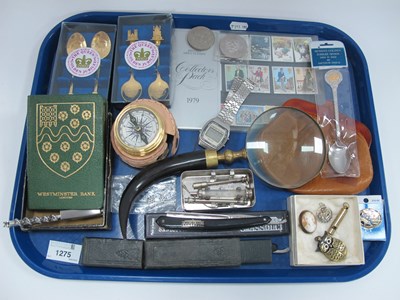 Lot 1275 - A Small Collection of Commemorative Spoons,...
