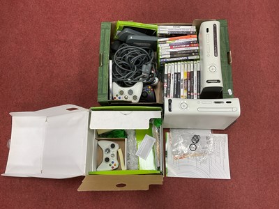 Lot 753 - Microsoft XBOX 360 interest to include two...