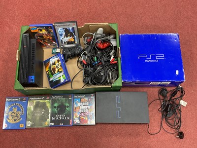 Lot 749 - Two Sony PlayStation 2 (PS2) Gaming Consoles...