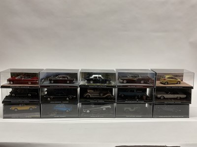 Lot 616 - Fifteen 1:43 Scale James Bond 007 'Part Works'...