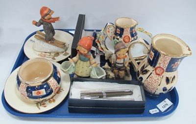 Lot 1276 - Goebel Figurines of a Milk Girl, Imari ware...