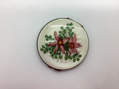 Lot 126 - A Decorative Hallmarked Silver and Enamel...