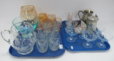 Lot 1272 - Caithness Tranquility Flower Bowl, water jugs,...