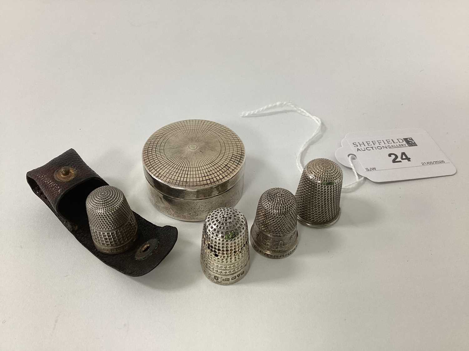 Lot 24 - Charles Horner; A Chester Hallmarked Silver...