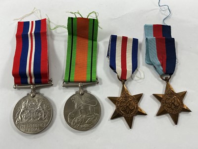 Lot 529 - WWII British Medals 1939 - 45 Star, French &...