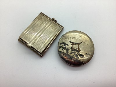 Lot 122 - A 1920's Rectangular Powder Compact,...