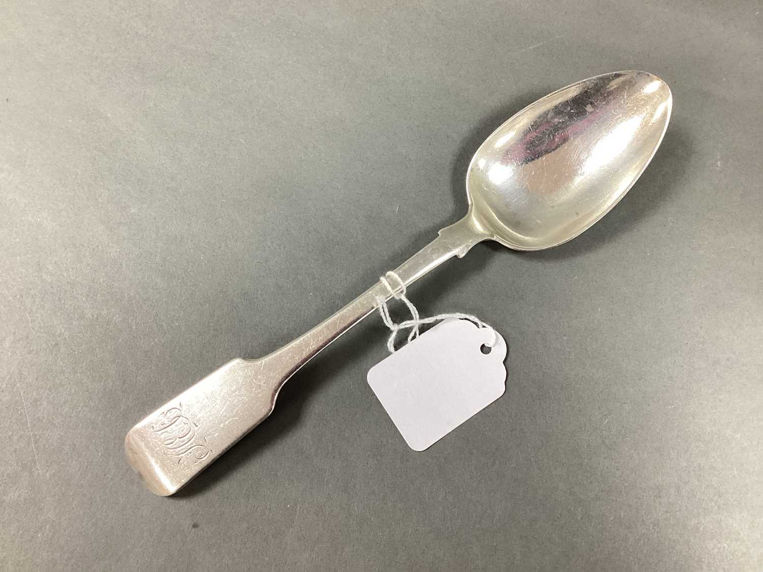 Lot 10 - An Exeter Hallmarked Silver Fiddle Pattern...