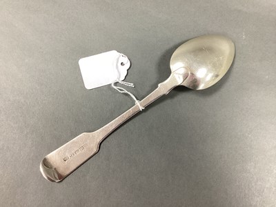 Lot 10 - An Exeter Hallmarked Silver Fiddle Pattern...