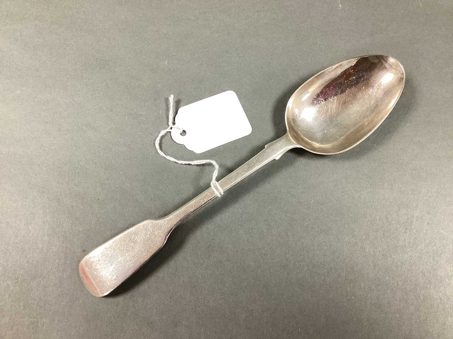 Lot 16 - A Hallmarked Silver Fiddle Pattern Serving...