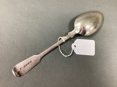 Lot 33 - A Hallmarked Silver Fiddle Pattern Serving...