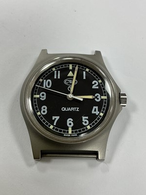 Lot 486 - British Military Wrist Watch by CWC, marks to...