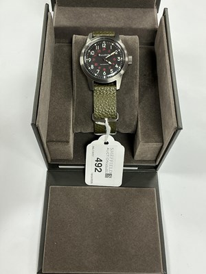Lot 492 - Military Style Bulova Hack Wrist Watch, with...