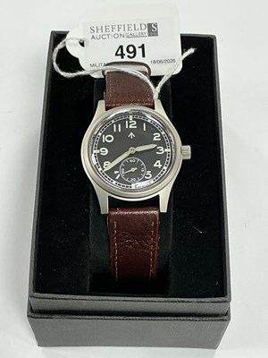 Lot 491 - British Military Dirty Dozen Style Wrist Watch...