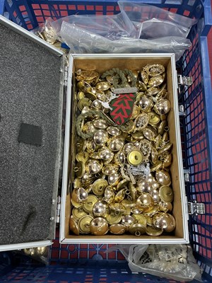 Lot 418 - British Military Staybrite Cap Badges &...