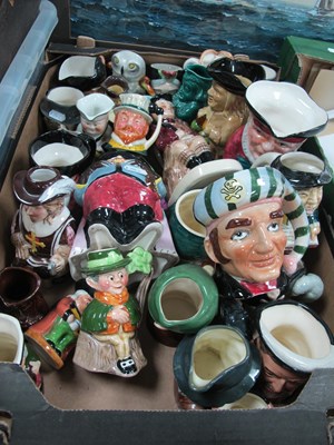 Lot 1004 - Quantity of ceramic character jugs, in various...