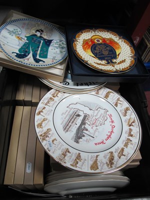 Lot 1057 - Quantity of collectors plates, including boxed...