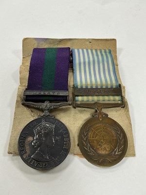 Lot 590 - General Service Medal EIIR with Malaya Clasp...