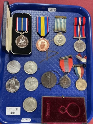 Lot 441 - Various Military Related Medals, including...