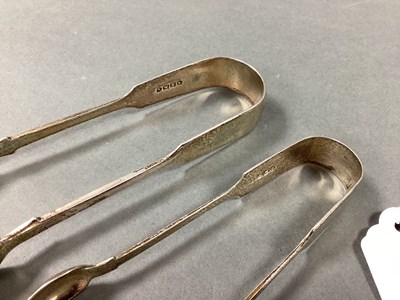 Lot 30 - A Pair of Victorian Hallmarked Silver Fiddle...