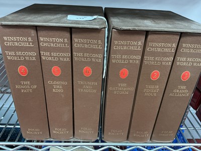 Lot 348 - Folio Society Winston Churchill The Second...