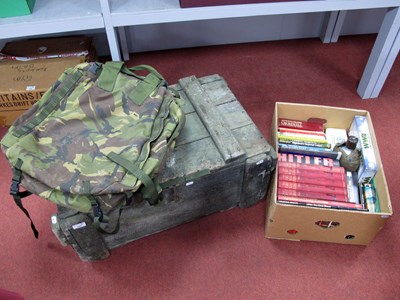 Lot 333 - British Army Other Arms Bergen, canteen,...
