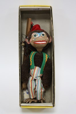 Lot 1277 - A boxed Pelham SL Monkey Puppet, wearing...