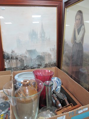 Lot 1050 - Mixed collectables, including framed limited...
