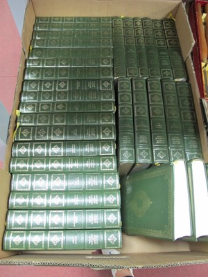 Lot 1033 - The complete works of Charles Dickens green...