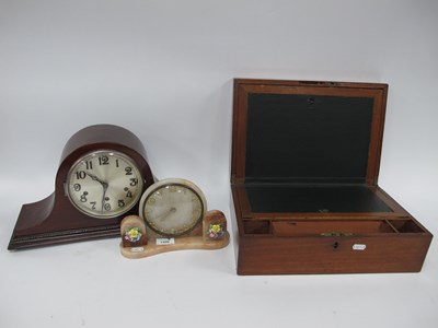 Lot 1409 - Vintage wooden writing slope, German Kienzle...