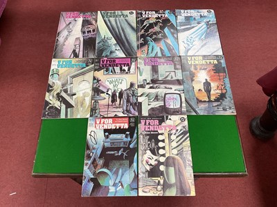 Lot 911 - A Complete Set of 10 V For Vendetta Comics by...