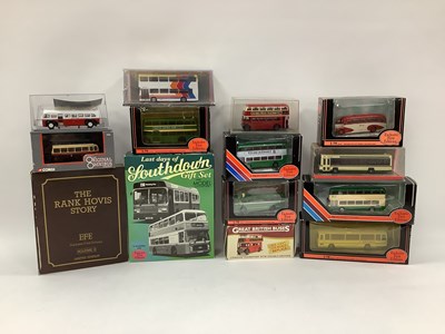 Lot 641 - Seventeen 1:76 Scale Diecast Model Buses and...