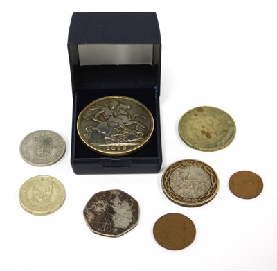 Lot 1278 - 1892 Victorian silver crown with 2006 Brunel...