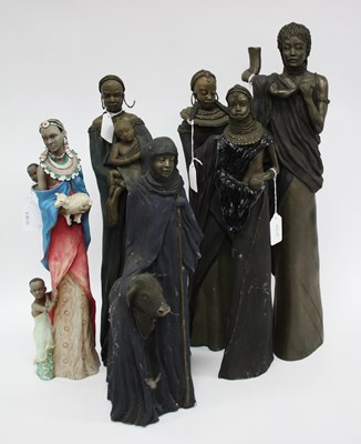 Lot 1295 - Soul Journey's Masai Limited Edition Figurines,...