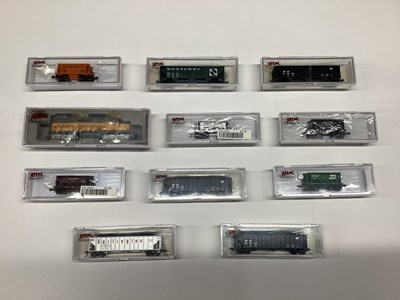 Lot 799 - A Boxed Atlas 'N' Gauge SD-24 Diesel, in Union...