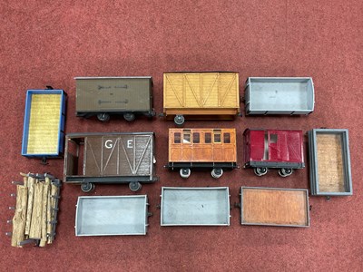 Lot 437 - Twelve 7mm Kit Built Wood Based (Possibly All...