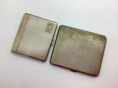 Lot 130 - A Hallmarked Silver Cigarette Case, allover...