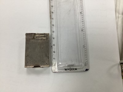 Lot 21 - A Hallmarked Silver Engine Turned Lighter,...